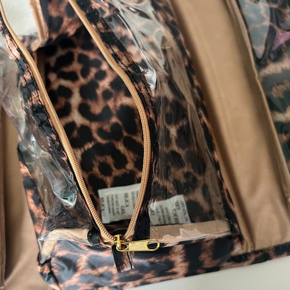 BETTER BEAUTY Women's Leopard Roll UpTravel Case NWOT - Picture 3 of 10